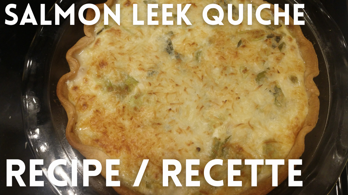 Easy Salmon Leek Quiche with Ricotta Recipe
