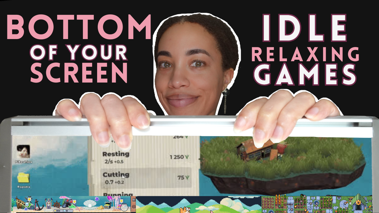 Cozy Idle Games List for the bottom of your screen